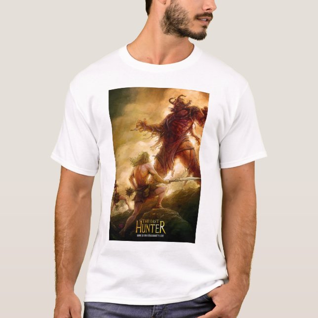 T-shirt Le dernier chasseur - solénoïde et Kainda contre (Devant)