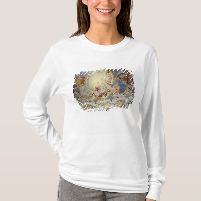 T-shirt Le dernier jugement, peinture de plafond (Devant)