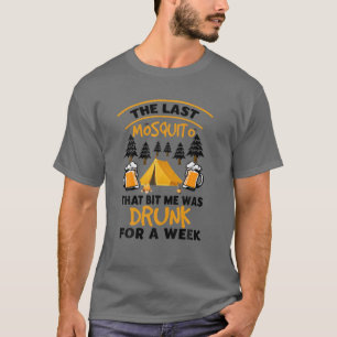 T-shirt Le Dernier Moustique Qui M'A Mis A Été Enterré Pen