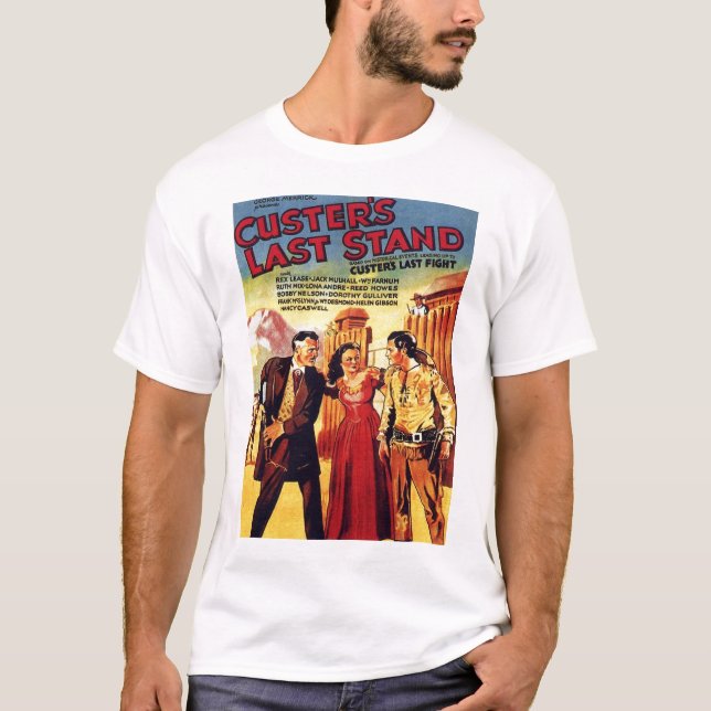 T-shirt "Le dernier support de Custer" 1936 annonces (Devant)