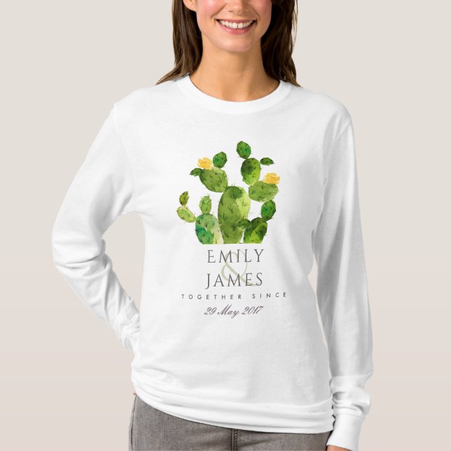 T-SHIRT LE DESERT CACTUS SAVE THE DATE POISON (Devant)