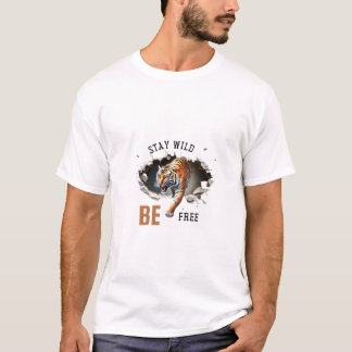 T-shirt Le design du pic tigre