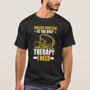 T-shirt Le Dessous de verre à rouleaux est la seule thérap