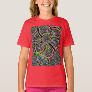 T-shirt Le destin du destin de motif de marguerites d'art