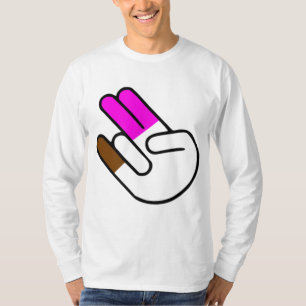 T-shirt Le Deux Chocker dans le rose dans le puant