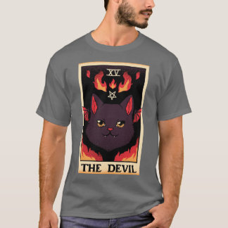T-shirt Le Devil Cat Tarot d par Tobe Fonseca