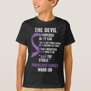 T-shirt Le Devil- Pancréatique Cancer Sensibilisation Rib