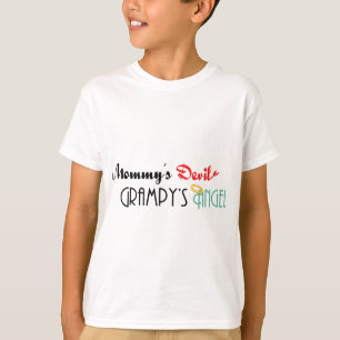 T-shirt Le diable de la maman, l'ange de Grampy