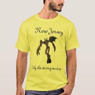 T-shirt Le diable de NJ, New Jersey, seulement le fort