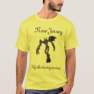 T-shirt Le diable de NJ, New Jersey, seulement le fort