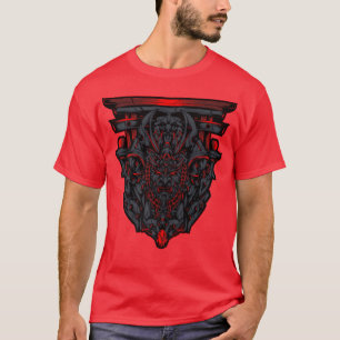 T-shirt Le diable japonais Oni Demon Samurai Cosplay Ninja