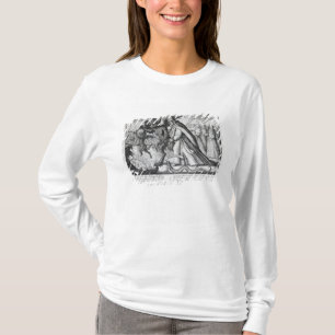T-shirt Le diable menant le pape dans les chaînes, 1680