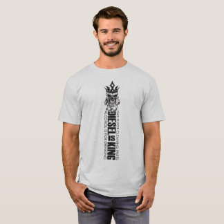 T-shirt Le diesel est chemise de lumière de crâne de roi
