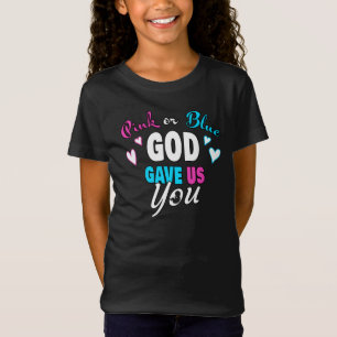 T-Shirt Le Dieu bleu rose nous a donné une révélation chré