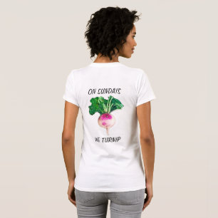 T-shirt Le dimanche, nous Turnip - Passages d'animaux
