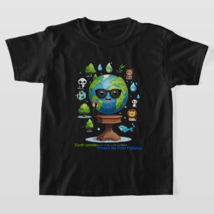 T-shirt Le discours de la Terre : un appel à la protection