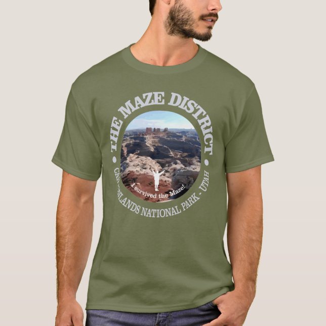 T-shirt Le district de Maze (Devant)