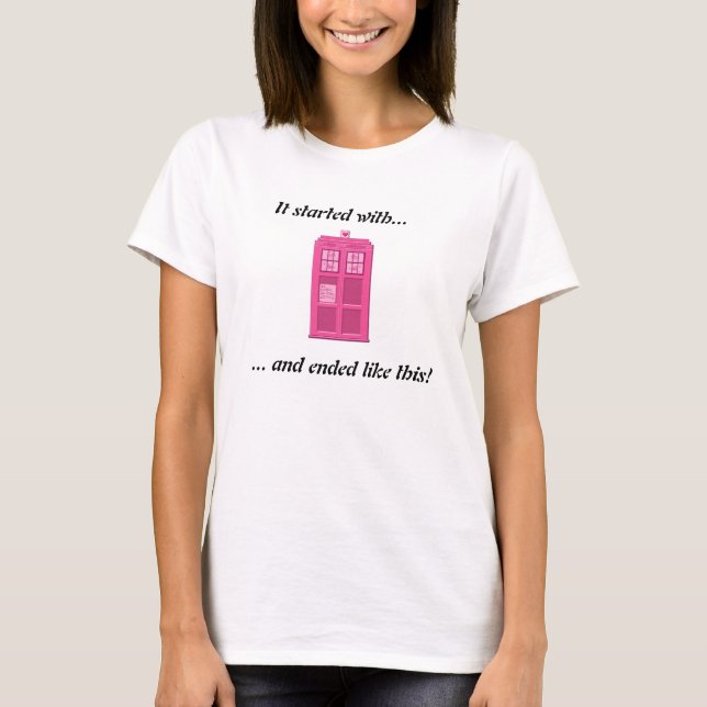 T-shirt Le docteur d'amour de geek frappe encore (Devant)