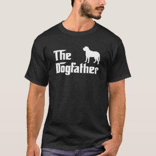 T-shirt Le Dogfather Mastiff Propriétaire Chien Animal drô