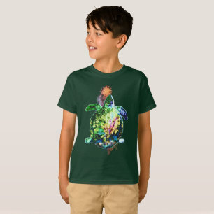 T-shirt Le doigt de couleur cosmique