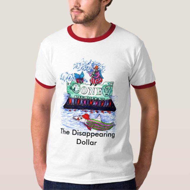 T-shirt Le dollar de disparition (Devant)
