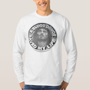 T-shirt Le donneur de sang a sauvé ma vie