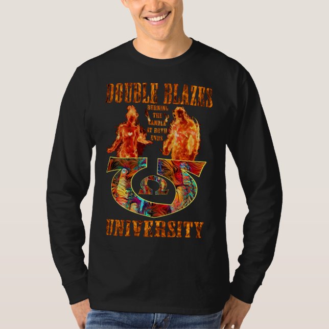 T-shirt Le double flambe l'université MMXIX (Devant)
