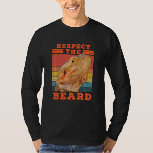 T-shirt Le Dragon À Portes Respecte Le Lizard De Barbe Et