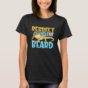 T-shirt Le Dragon Porté Respecte Les Reptiles De La Barbe