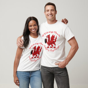 T-shirt Le Dragon Rouge Inspire l'Action Rugby Gallois Rou