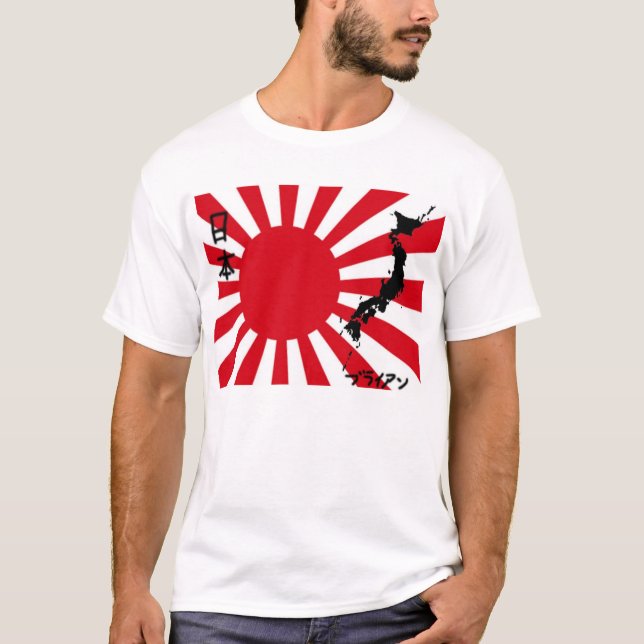 T-shirt Le drapeau (Devant)