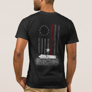 T-SHIRT LE DRAPEAU AMÉRICAIN DE WTP BETSY ROSS THINE RED 