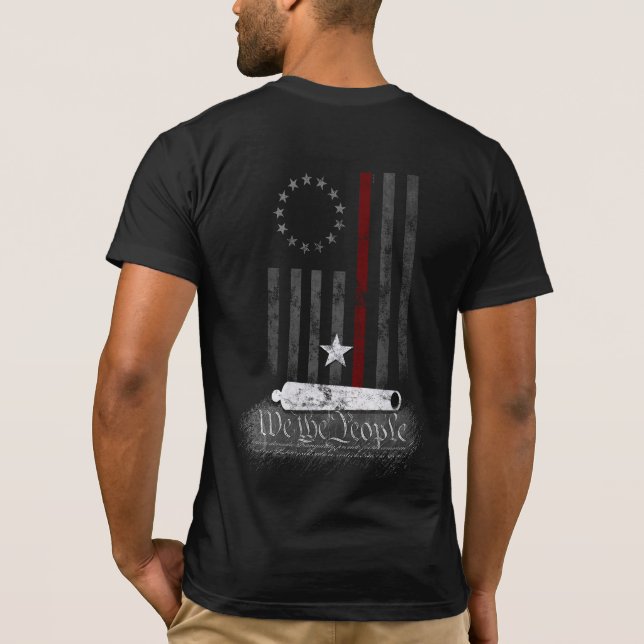T-SHIRT LE DRAPEAU AMÉRICAIN DE WTP BETSY ROSS THINE RED L (Dos)