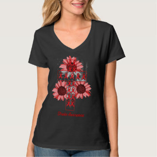 T-shirt Le Drapeau Américain Et La Sensibilisation Aux Tra