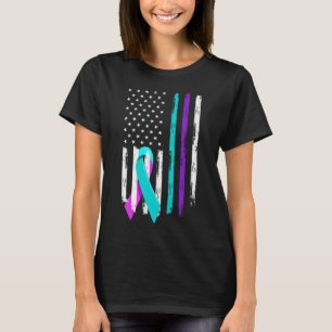 T-shirt Le drapeau américain patriotique soutient la préve