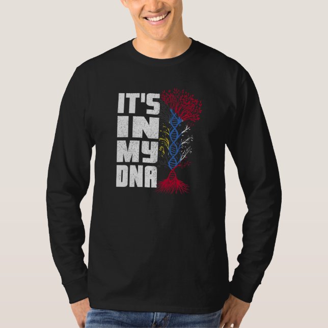 T-shirt Le drapeau d'Antigua-et-Barbuda est dans mon patri (Devant)