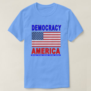 T-shirt Le drapeau de la démocratie Amérique