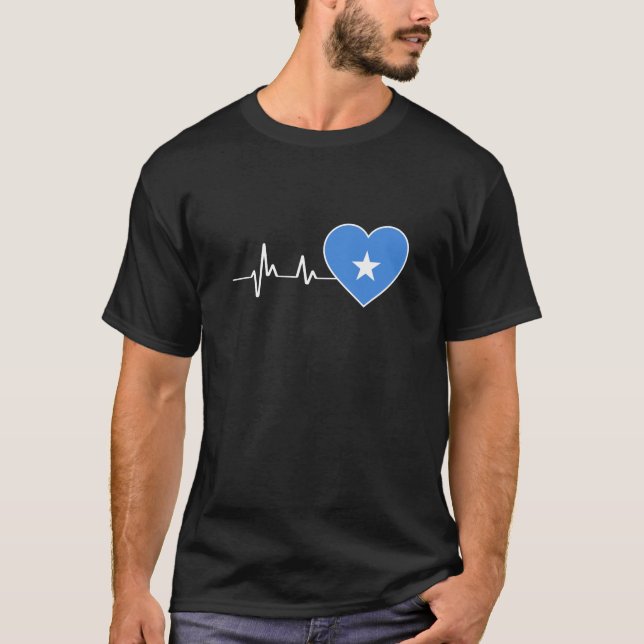 T-shirt Le Drapeau De La Somalie En Signe Somalien Pour La (Devant)