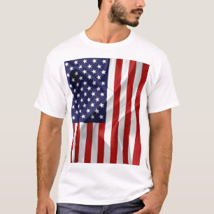 T-shirt Le drapeau des États-Unis d'Amérique