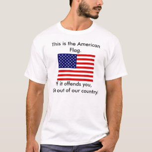 T-shirt Le drapeau des USA, ceci est le drapeau