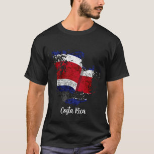 T-shirt le drapeau du Costa Rica