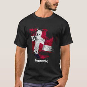 T-shirt le drapeau du Danemark