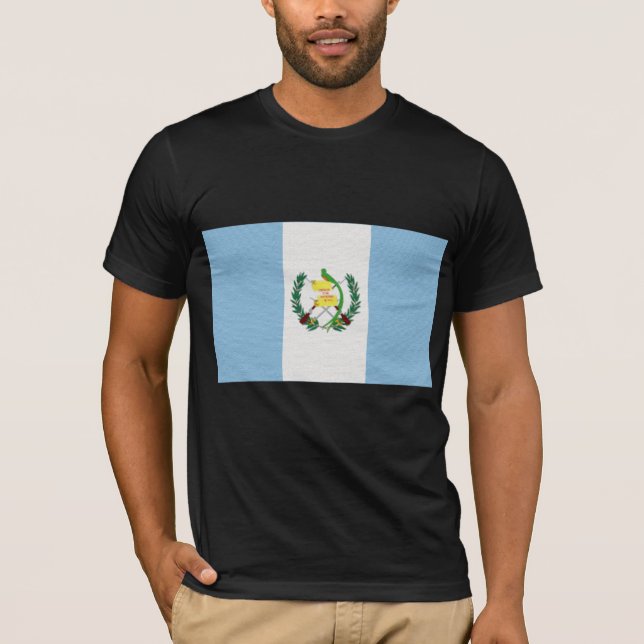 T-shirt Le drapeau du Guatemala (Devant)