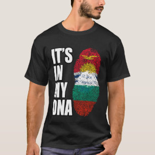 T-shirt Le Drapeau Du Patrimoine De L'ADN De La Bulgarie E