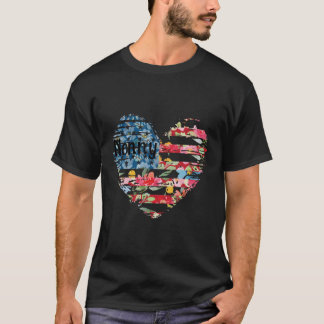 T-shirt Le Drapeau Fleur Nonny