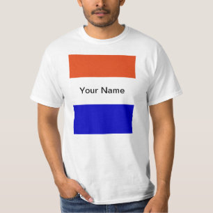 T-shirt Le drapeau néerlandais, vous ajoutent possèdent le