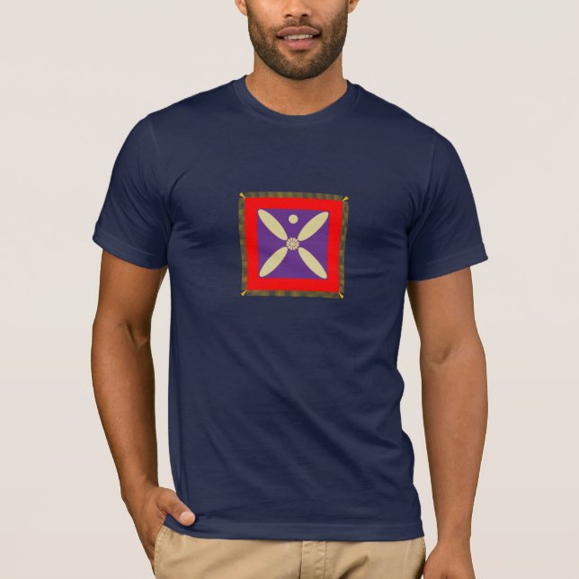 T-shirt Le drapeau persan d'empire de Sassanid (Devant)