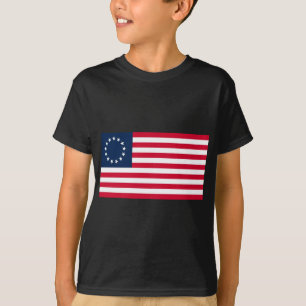 T-shirt Le drapeau révolutionnaire de Betsy Ross de guerre