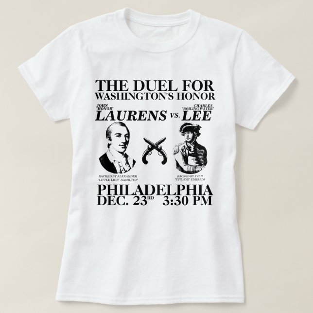 T-shirt Le duel de Laurens-Lee (Design devant)
