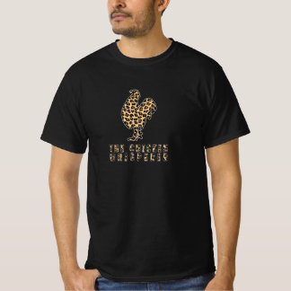 T-shirt Le Empreinte de léopard Du Poulet À Whisperer Pour